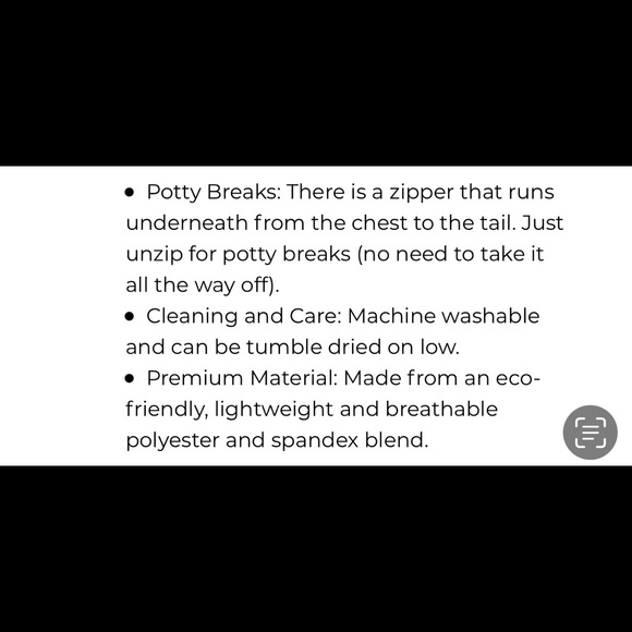 Dog Shed Defender Onesie Outfit in XXS. Fit Dogs 8-11 pounds. SALE - Picture 13 of 14